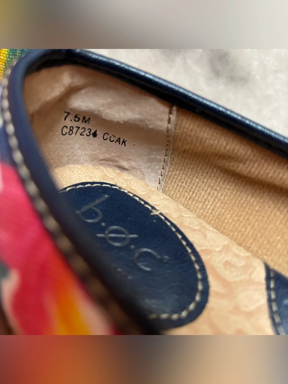 B.O.C Floral Canvas Espadrille Flats - Like New